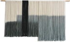 Macrame Wall Hanging Large Dip Dye Tapestry Fiber Wall Art Boho Living Room Bedroom Macrame Wall Decor 59''Wx35''L