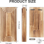 Wooden Wall Planter Vase Set of 2,2 Pack Hanging Planter for Indoor Fake Plants Modern Boho Farmhouse Wall Art Decor for Home Indoor Kitchen Modern Farmhouse Bathroom Living Room Dining Room