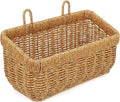 11 inches Wall Hanging Baskets Woven Basket Boho Style Fruit Basket Storage Baskets for Organizing Home Kitchen Garden Plants Hanging Decoration