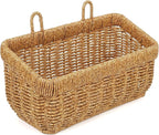 11 inches Wall Hanging Baskets Woven Basket Boho Style Fruit Basket Storage Baskets for Organizing Home Kitchen Garden Plants Hanging Decoration
