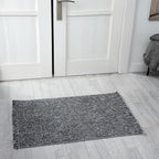 LUXE WEAVERS Solid Machine Woven Smoke 2x3 Area Rug, Indoor Stain-Resistant Carpet
