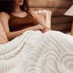 Bedsure GentleSoft Fleece King Size Blanket for Bed - Super Soft & Cozy, Fluffy Blankets for Women & Girls, Ideal for Sofa & Couch, White, 108x90 Inches