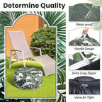 Outdoor Inflatable Ottoman Waterproof Pouf Ottoman with Handle D21 x H9, Water Repellent Portable Footstool for Patio Garden Camping or Home(Leaf)