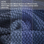 LOMAO Knitted Throw Blanket with Tassels Bubble Textured Lightweight Soft Throws for Couch Cover Home Decor (Navy, 60x90)