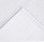 Better Trends Jullian Collection is Super Soft and Light Weight in Bold Stripes Design 100% Cotton Tufted Unique Luxurious Machine Washable Tumble Dry, King Sham, White