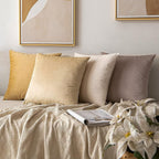 MIULEE Velvet Throw Pillow Covers 12x20 Inch, Pack of 2 - Beige, Soft Solid Lumbar Decorative Pillow Covers Modern Luxury Home Decor for Spring Couch Sofa Bedroom Livingroom