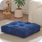 Floor Pillow Cushion for Adults, Meditation Cushion Pillow, Large Square Floor Sitting, for Tatami Living Room or Yoga, 22x22 Inch