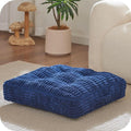 Floor Pillow Cushion for Adults, Meditation Cushion Pillow, Large Square Floor Sitting, for Tatami Living Room or Yoga, 22x22 Inch