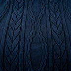 YUSOKI Queen Size Blanket Single Layer,Weight(4.4lb),370GMS-3D Stylish Design for Gift Home Decor (Navy,90"x90")