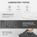 bemaxx Gym Mats Set - 54 pcs EVA Interlocking Foam Floor Tiles (12.6"x12.6"x0.4") 54sqft Protective Gym Flooring Sports Home Workout Exercise Mats Puzzle Garage Fitness Play-Room Pool Treadmill Bike