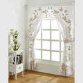 Better Trends Bloomfield Collection is Super Soft and Light Weight in Floral Design 100% Cotton Tufted Unique Luxurious Machine Washable Tumble Dry, Valance, Rose