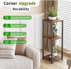 3 Tier Tall Plant Stand Indoor, 32.5" Corner Plant Stands for Indoor Plants Multiple, Multi-Functional Small Side Table for indoor Plants