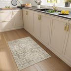 Machine Washable Throw Rugs for Entryway: Door Mat Indoor Entrance 2x3 Small Rug Stain Resistant Non-Slip Low Pile Soft Carpet for Kitchen Front Door Indoor Entry Bathroom Bedroom