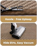 Color&Geometry Handwoven Jute Entry Rug - Natural Textured Front Door Mat 48"x72", Non-Slip Durable & Eco-Friendly Doormat for High-Traffic Entrance, Rustic Farmhouse Welcome Mat, Jute Tan