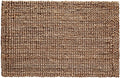IRONGATE Jute Handspun Area Rug - Premium Jute Handwoven Reversible Chunky Textured Tan Beige Neutral Throw Accent Rug Carpet - Rustic Farmhouse Living Room Bedroom Den Study Décor - 8'6"x12' Natural