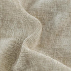 CaliTime Throw Pillow Covers Decorative 18 X 18 Inches Pack of 2 Cotton Thread Stitching Edges Solid Dyed Soft Chenille Cushion Cases for Couch Sofa Bed Living Room Farmhouse Light Taupe