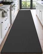 DEXI Kitchen Floor Mats Cushioned Anti Fatigue, 23x86, Large Long Standing Runner Rug Waterproof, Comfort Memory Foam Padded for Front Sink Laundry, Black