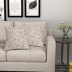 Green Pink Floral Pillow Covers 22x22 Set of 2 Vintage Rustic Old Style Cute Small Flower Print Decorative Outdoor Pillowcases Farmhouse Throw Cushion Case Decor for Couch Sofa Bed