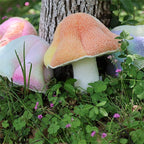 Mushroom Pillow Floor Pillow Sofa Cushion Home Decoration Pillows Reading Pillow (Brown, 32cm)