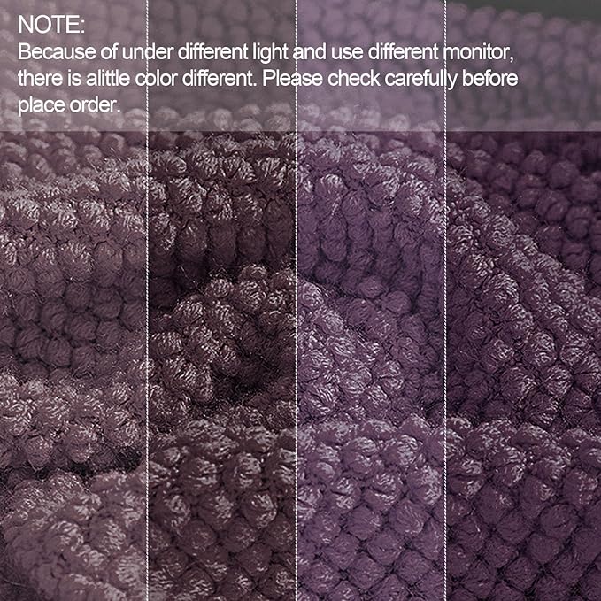 LOMAO Knitted Throw Blanket with Tassels Bubble Textured Soft Blanket Lightweight Throws for Couch Cover Home Decor (Grey Purple, 50x60)
