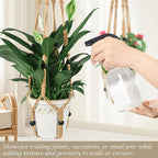 BB FUN HOUSE Plant Hanger Indoor Hanging Planter Basket with Wood Beads Decorative Flower Pot Holder No Tassels for Indoor Outdoor Boho Home Decor 35 Inch (POTS NOT Included)