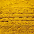 YUSOKI Queen Size Blanket Single Layer,Weight(4.4lb),370GMS-3D Stylish Design for Gift Home Decor (Mustard Yellow,90"x90")