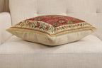 Tree of Life Red I European Cushion Cover - 18 in. x 18 in. Cotton by Charlotte Home Furnishings Inc