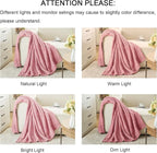 lifein Throw Blanket for Couch-Pink Boho Throw Blanket, Soft Fleece Plush Lightweight Blankets&Throws for Spring, Fuzzy Decorative Blankets for Livingroom Bed Sofa Chair (50x60, Pink)