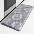 LuxStep Kitchen Mat Waterproof Kitchen Rugs for Floor Cushioned Anti-Fatigue Mat Non-Slip Standing Desk Mat Comfort Floor Mats for House Sink Office 17.3" x 39" Grey