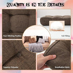 Qunclay 6 Pcs Floor Cushions Bulk Floor Pillows Flexible Seating Cushions 3.15'' Thick Flexible Seating Classroom Furniture Meditation Seat Pillows for Home Nursery Yoga Decor 15.7'' x 15.7''(Stylish)