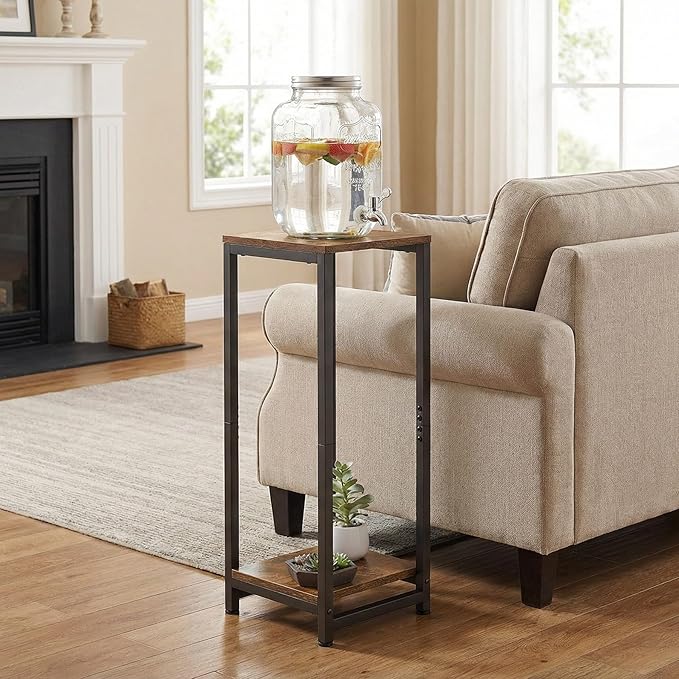 2 Tier Tall Plant Stand Indoor, 32.5" Corner Plant Stands for Indoor Plants Multiple, Multi-Functional Small Side Table for indoor Plants
