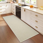 2x5 ft Hallway Runner Rug Boho Woven Washable Long Kitchen Runner Rugs Mat Non Slip, Soft Entryway Laundry Hall Runner Floor Carpet for Indoor Backdoor Bedroom Kitchen Living Room, Beige