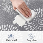 LuxStep Kitchen Mat Waterproof Kitchen Rugs for Floor Cushioned Anti-Fatigue Mat Non-Slip Standing Desk Mat Comfort Floor Mats for House Sink Office 17.3" x 60" Grey