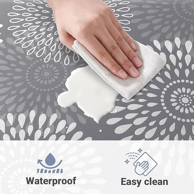 LuxStep Kitchen Mat Waterproof Kitchen Rugs for Floor Cushioned Anti-Fatigue Mat Non-Slip Standing Desk Mat Comfort Floor Mats for House Sink Office 17.3" x 39" Grey