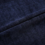 Set of 4 Soft Textured Decorative Throw Pillow Covers 16x16 Inch Cozy Farmhouse Cushion Cover Square Accent Pillow Cases for Bed Couch Sofa Living Room, Navy Blue