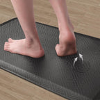 Mattitude Kitchen Mat Cushioned Anti-Fatigue Floor Mat Water Resistant Non-Slip Mats and Rugs Standing and Comfort Desk Mats for House Sink Office Laundry (Dark Grey, 17.3"x28")