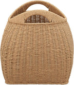 Household Essentials Paper Rope Basket with Handles, Natural