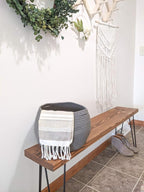 Goodpick Cute Round Cotton Rope Basket Woven Towel Baskets Bathroom Small Dog Toy&Cat Toy Storage Basket for Children Corner Plant Baskets Shelf Indoor, Gray, 10"D x 8.3"H