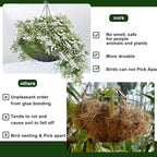 Hanging Basket Liners - 3PCS, 12 Inch Round, Non-Woven, Black Felt, Replacement Inserts for Hanging Baskets, Outdoor Plants - Avoid Bird Nesting