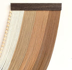 Achart Large Macrame Wall Hanging Dip Dyed Yarn Tapestry Ombre Yarn Gradient Color Macrame Wall Decor Macrame Tapestry Boho Decor for Bedroom Living Room Headboard Above Bed (Brown + Bead)