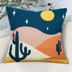 JASEN Abstract Boho Pillow Covers 20x20 inch, Soft Mid Century Mountain Decorative Throw Pillows for Couch Bed Sofa Bedroom（Only 1 Pillow Cover）