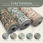 6x9 Washable Rug Vintage Fade Resistant Boho Distressed Non-Slip Indoor Large Carpet Low Pile Lightweight & High-Traffic Safe for Bedroom, Dorm, Playroom - Farmhouse Decor