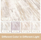 KIMODE Anti Fatigue Kitchen Mats for Floor 2 Piece, Cushioned Abstract Kitchen Rugs,Memory Foam Kitchen Floor Mats, Standing Desk Mats for Laundry, Office, Sink Light Brown Multi 17"x47"+17"x29"