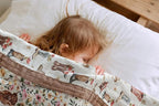 Little Jump Cowgirl Floral & Highlandcow Muslin Blanket Baby Quilt - Silky Soft and Breathable Crib Blanket for Daycare - Large 47" x 47" - 2 Layers Toddler Summer Blankets for Girls (Cow Girl)