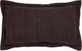 Better Trends Jullian Collection is Super Soft and Light Weight in Bold Stripes Design 100% Cotton Tufted Unique Luxurious Machine Washable Tumble Dry, King Sham, Chocolate
