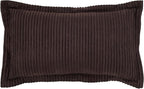Better Trends Jullian Collection is Super Soft and Light Weight in Bold Stripes Design 100% Cotton Tufted Unique Luxurious Machine Washable Tumble Dry, King Sham, Chocolate