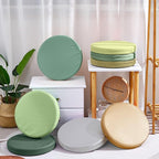 Juexica 8 Pcs Extra Thick Flexible Seating Floor Cushions Assorted Colored Floor Pillow Classroom Seat Cushions Soft Classroom Seating for Kids Learning Daycare School Chair(Matcha Color)