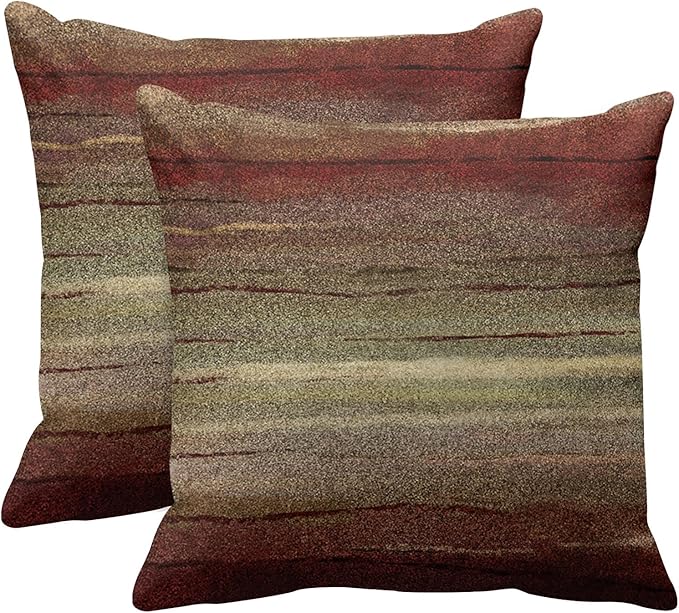 Emvency Set of 2 Throw Pillow Cover Western Tribal Geometric Brown Southwest Decorative Pillow Case Home Decor Square 20 x 26 Inch Pillowcase