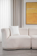 Throw Pillow Covers 18x18 Ivory White: Pack of 2 Cozy Soft Velvet Square Modern Luxury Decorative Throw Pillow Cases for Sofa Couch Living Room Bed Home Decor
