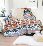 Lqprom Boho Southwest Throw Blankets Aztec Southwest Throws Cover Outdoor Camping Picnic Tent Beach Travel 63"x87"